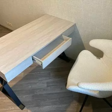 Кресло Wing, слоновая кость/черный