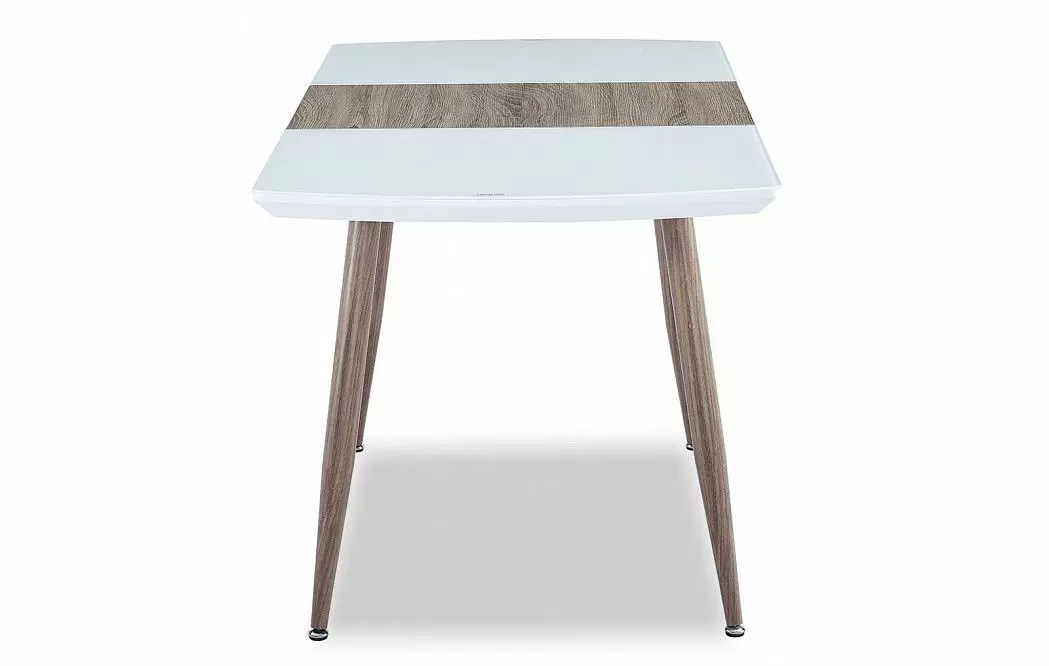 Стол раскладной Fredric 100-140, белый/дуб - фото 9