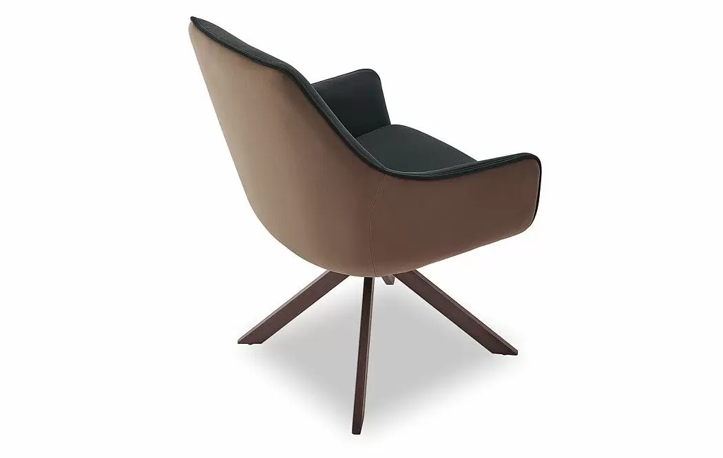 Стул Emma, графит/коричневый/бронза - фото 12