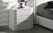 Тумба прикроватная Aragon (3 ящика), белый
