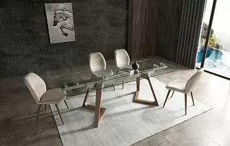 Стол Eden + 4 стула Berta