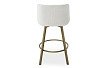 Стул барный Jasmin (76), кремовый/медь
