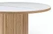 Стол Adriana 150, белая керамика/ясень