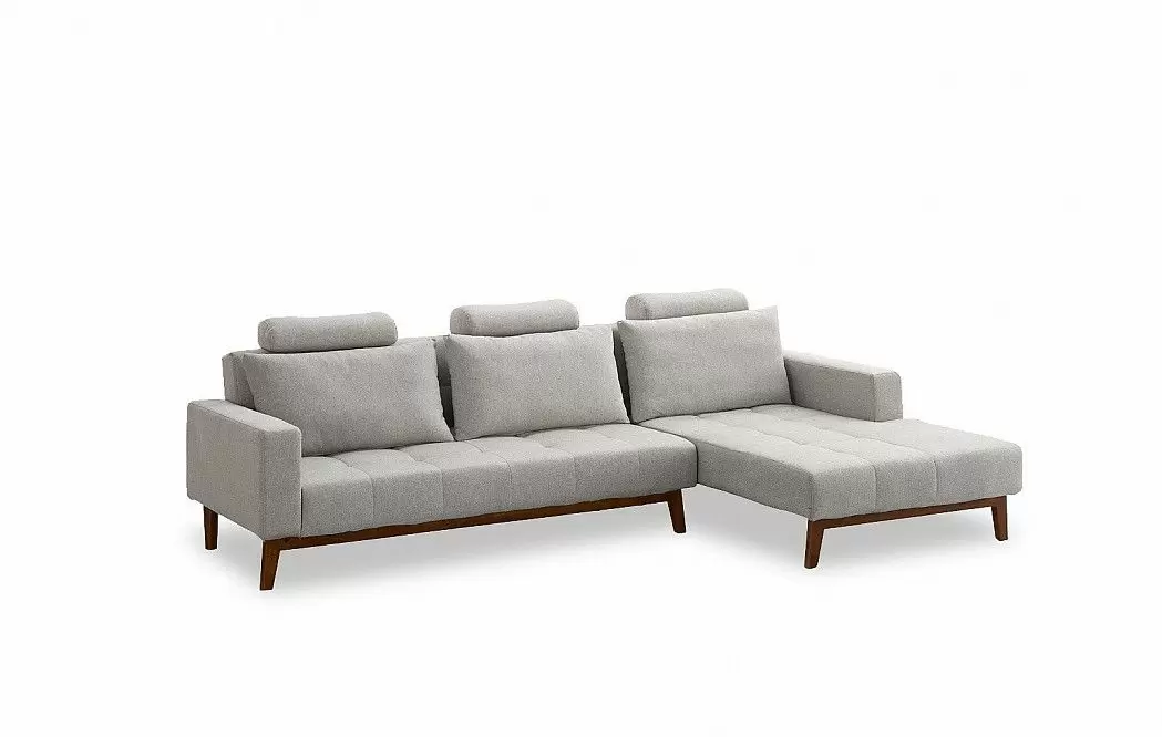 Диван-кровать Summer угловой (правый), серый - фото 5