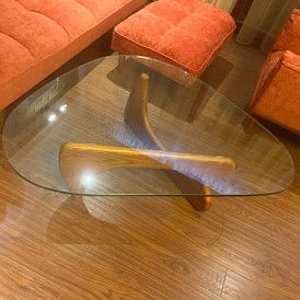 Стол журнальный Muse (в стиле Noguchi), коричневый