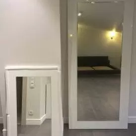 Зеркало Ortega, белый