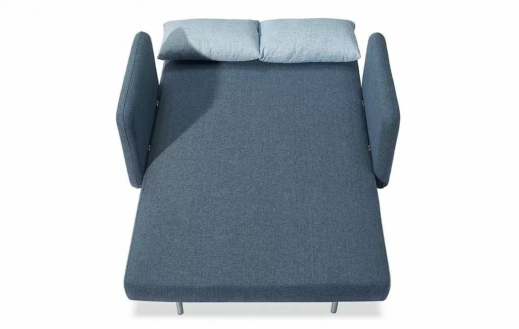 Диван-кровать Cardiff, синий/голубой меланж - фото 4