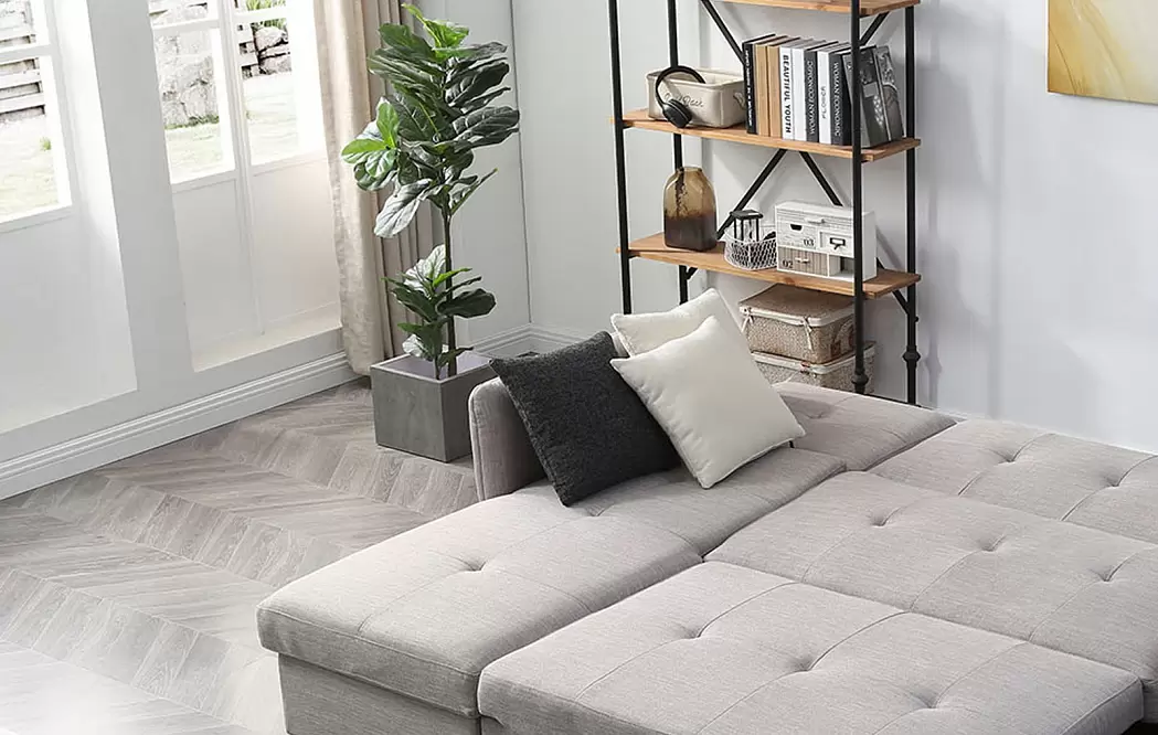 Диван-кровать Rotterdam угловой (правый), цвет серый - фото 18