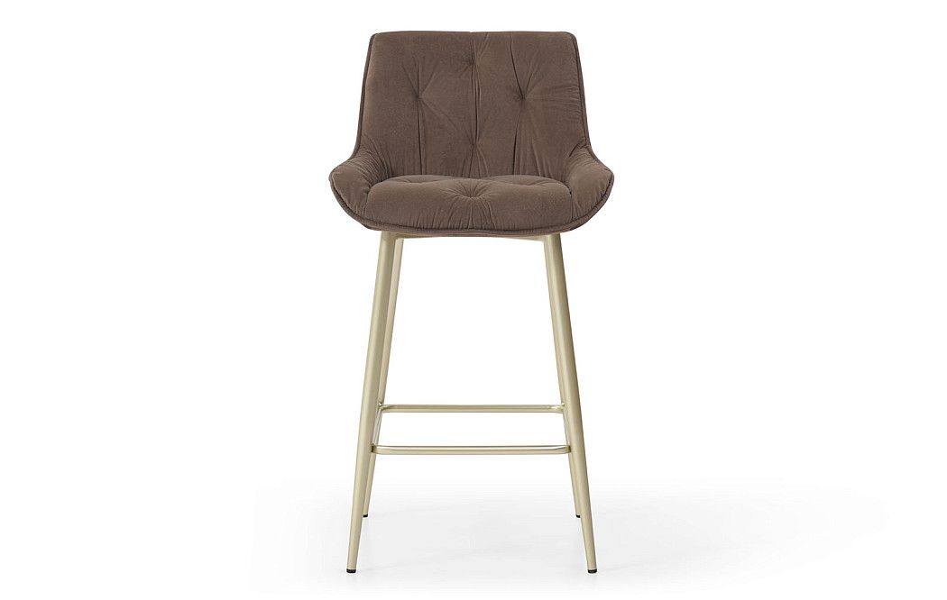 Стул барный Joely Bar (76), коричневый/шампань - фото 3