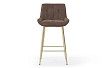 Стул барный Joely Bar (76), коричневый/шампань