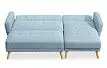 Диван-кровать Christy угловой (правый), голубой