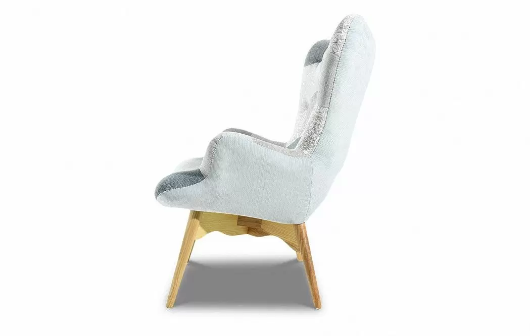 Кресло Contour, светлый пэчворк/ясень - фото 6