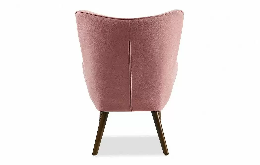 Кресло и оттоманка Hygge, коралловый/орех - фото 6