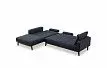Диван-кровать Summer угловой (левый), темно-синий