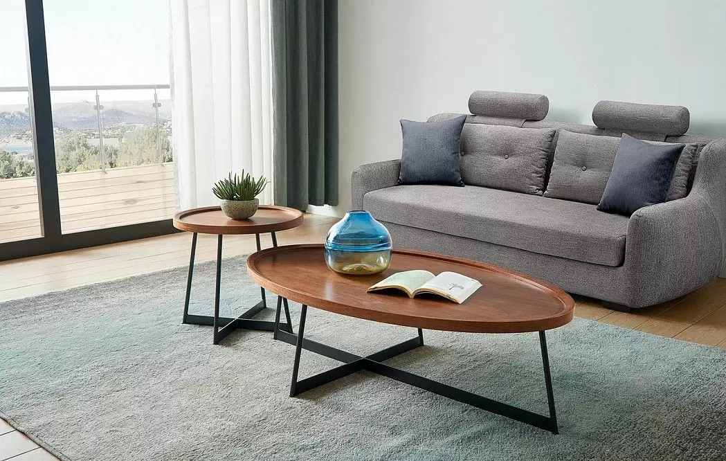 Стол журнальный Betsy (50), орех - фото 2