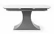 Стол раскладной Palermo 160-240, белая керамика/серый