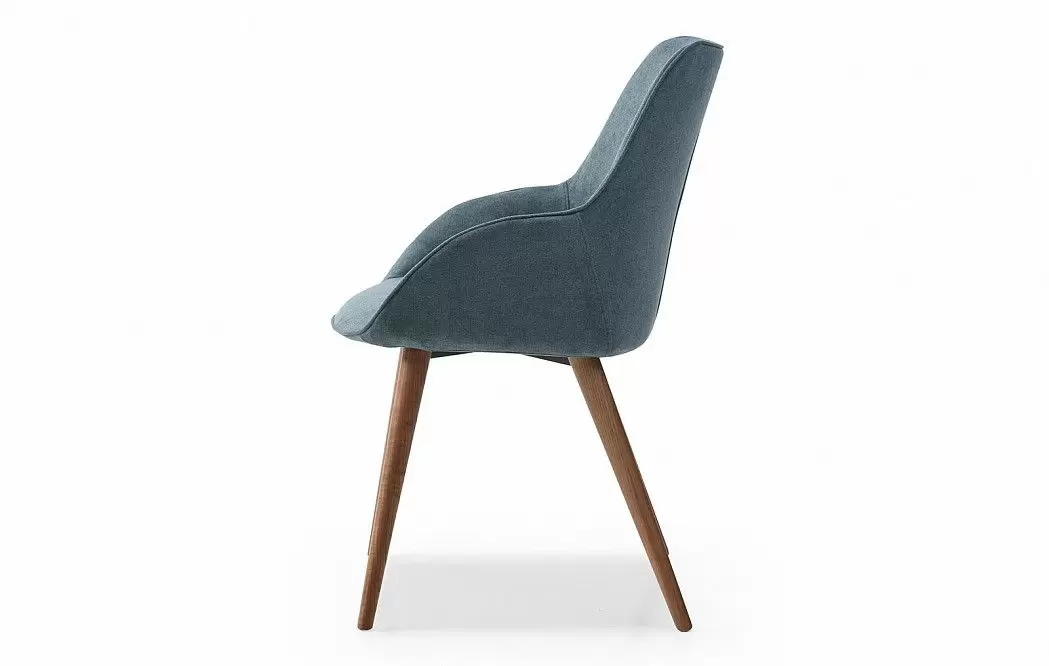 Стул Leona, темно-бирюзовый/орех - фото 9