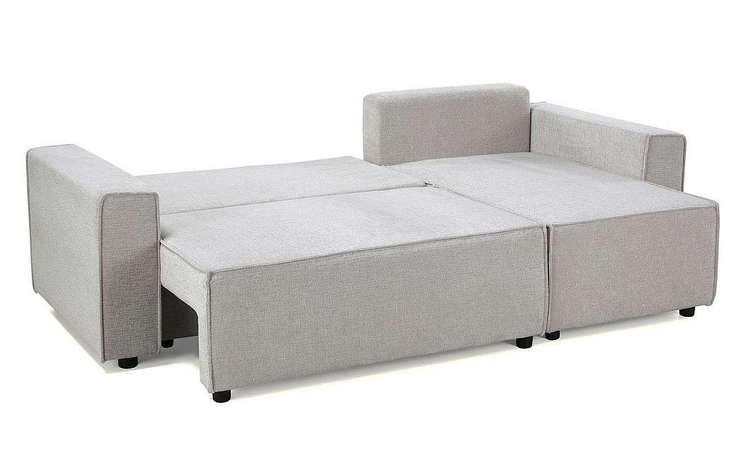 Диван-кровать Gustav угловой (правый), бежевый - фото 2