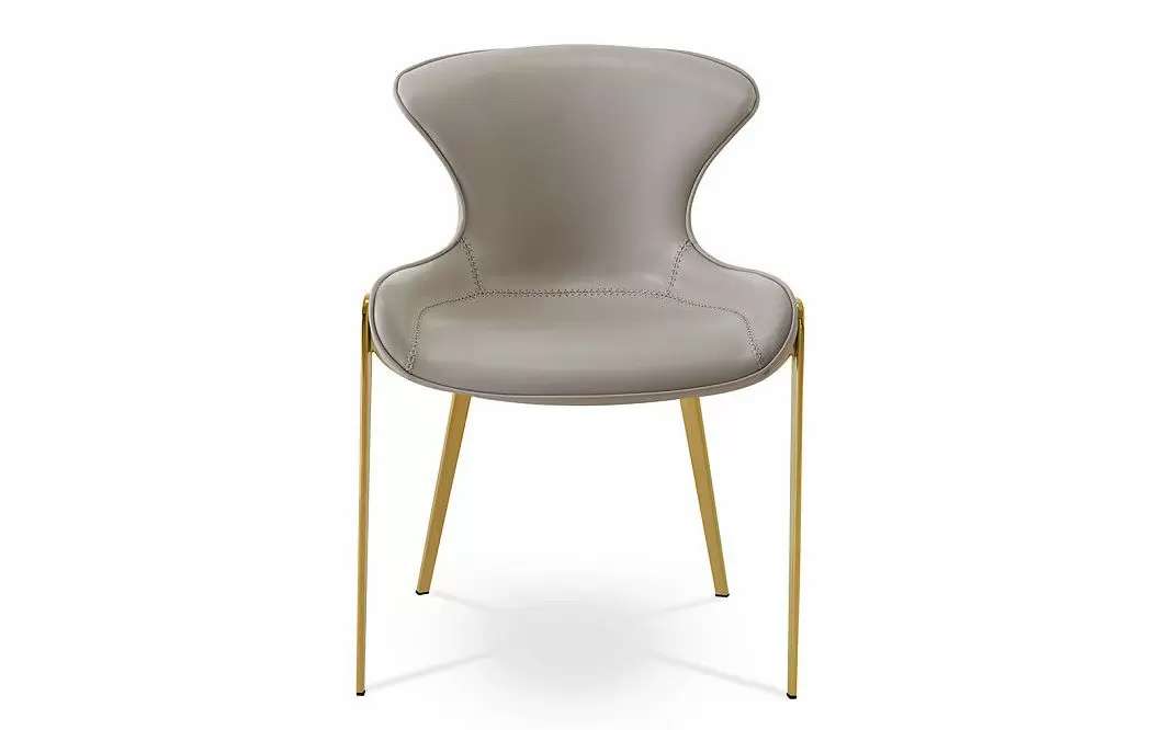 Стул Hillary, серый/золото - фото 2