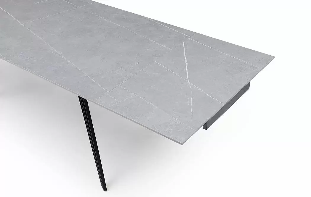 Стол раскладной Parma 180-280, серая керамика - фото 12