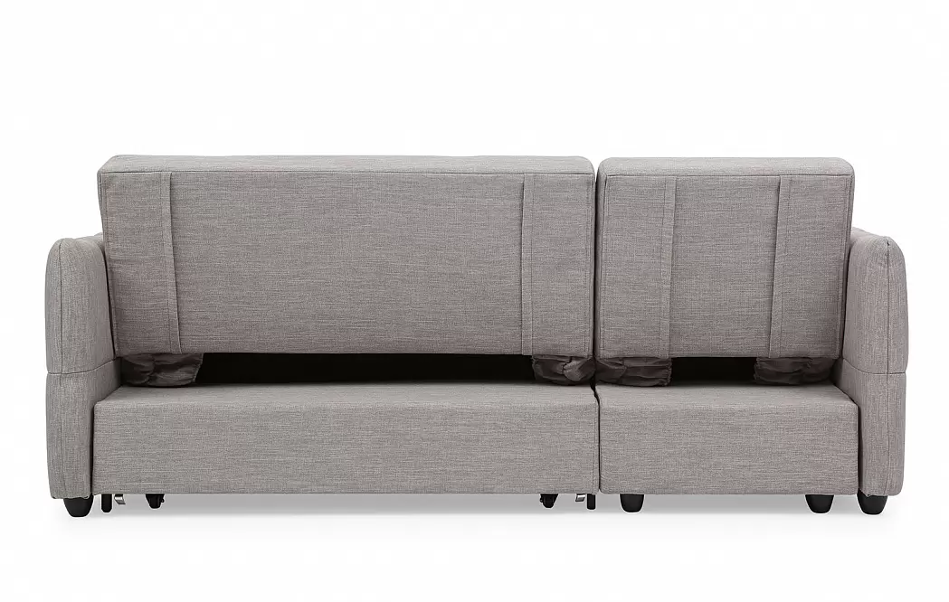 Диван-кровать Rotterdam угловой (левый), цвет серый - фото 6