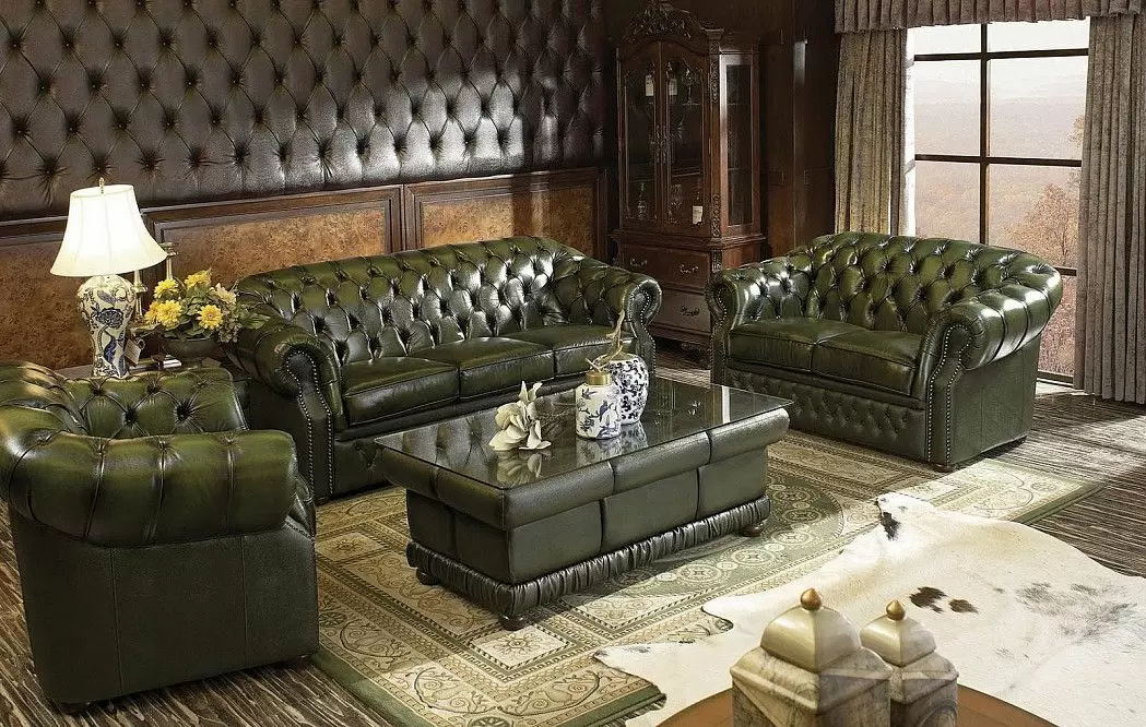 Комплект мягкой мебели Belgravia, зеленый