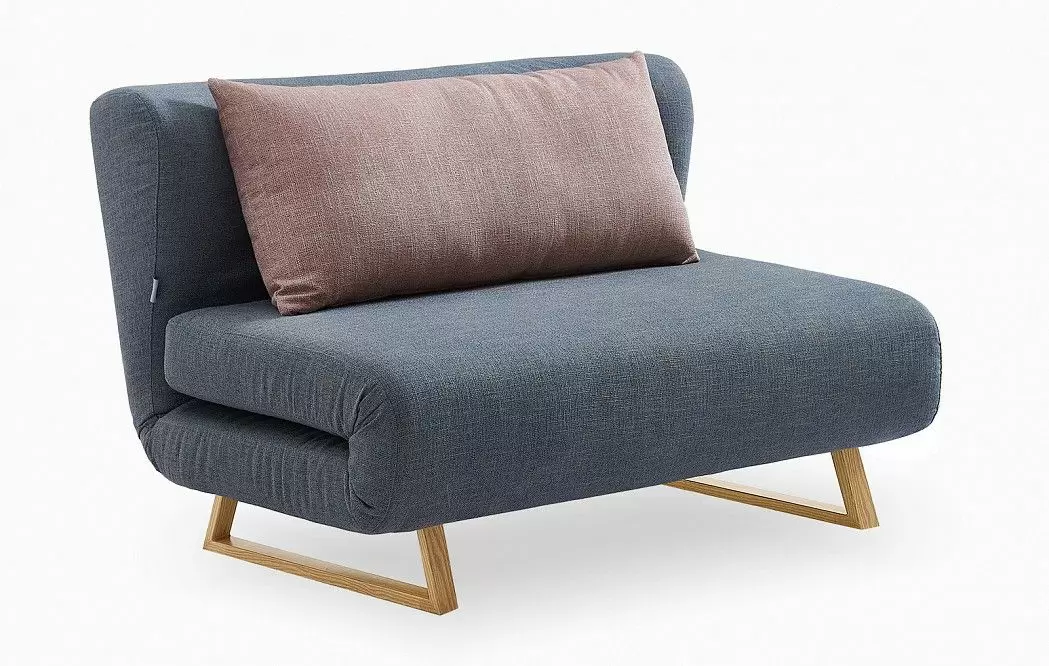 Диван-кровать Rosy 2-х местный, синий/коралловый - фото 11