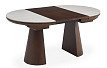 Стол раскладной Judy 100/130/160, керамика/орех