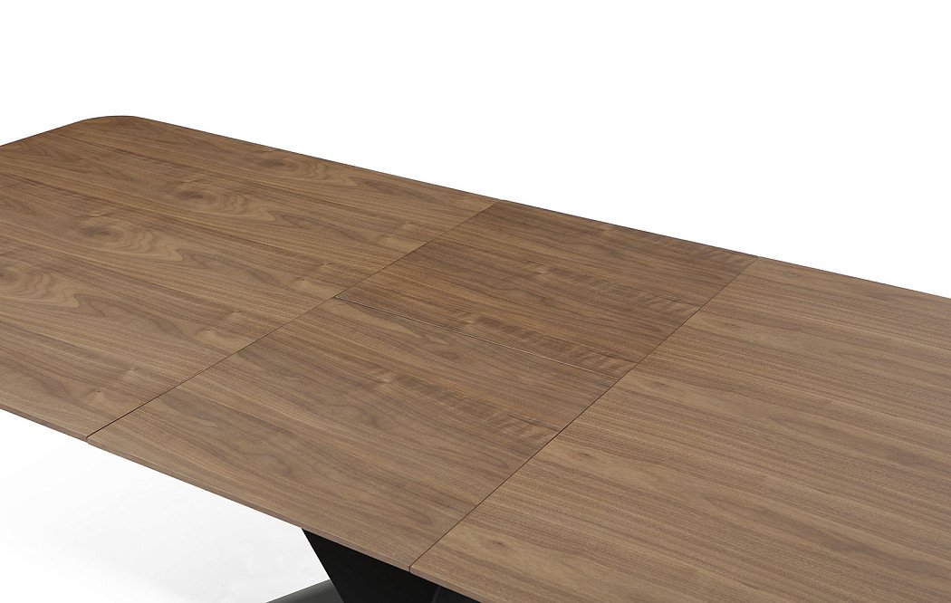 Стол раскладной Monaco 160-200, орех/черный - фото 10