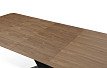 Стол раскладной Monaco 160-200, орех/черный