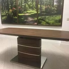 Стол раскладной Arioso Glass (120), белый/дуб