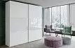 Шкаф FREE с 2 раздвижными дверями 195 H240, белый/стекло (YM504)