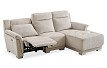 Диван-реклайнер Jonathan угловой (правый), бежевый