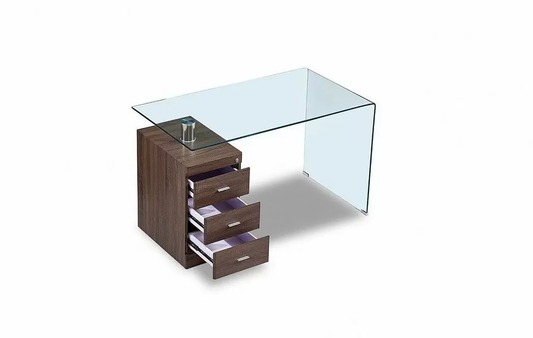 Стол письменный Waterfall, темное дерево - фото 11