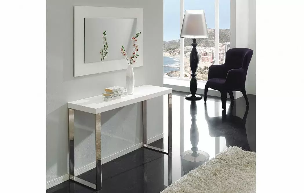 Зеркало Ortega, белый - фото 7