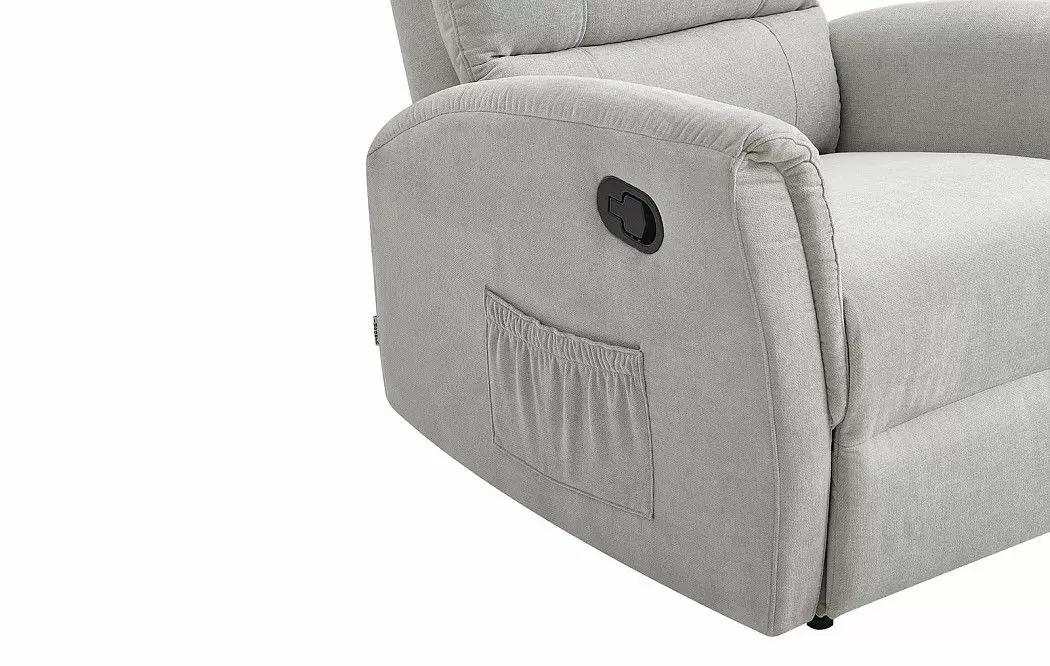 Кресло-реклайнер Siesta, серо-бежевый - фото 3