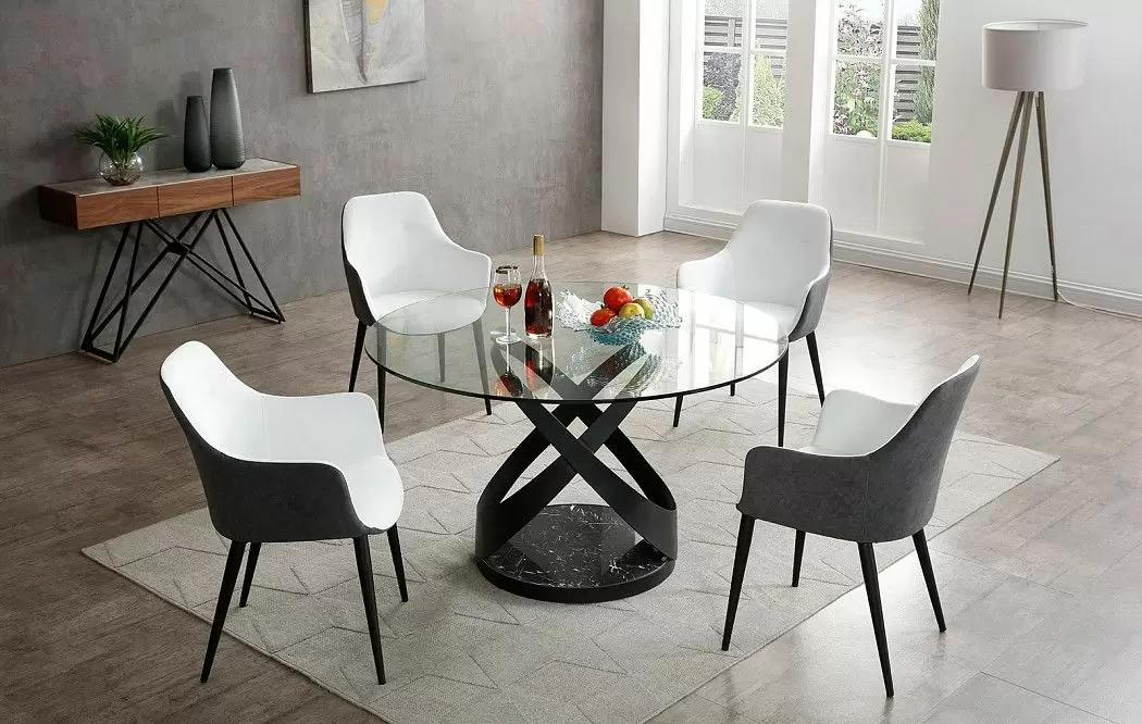 Стул Rosamund, белый/темно-серый - фото 12