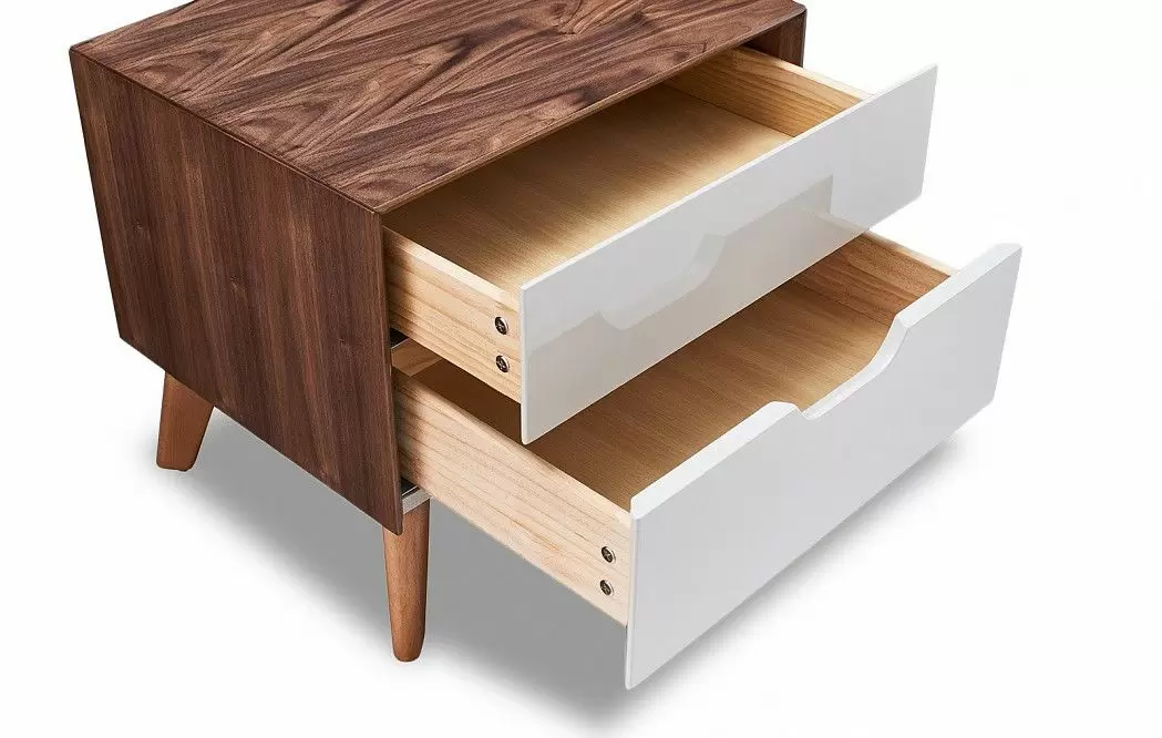 Комплект для спальни Madeira, серо-коричневый/орех/белый - фото 17