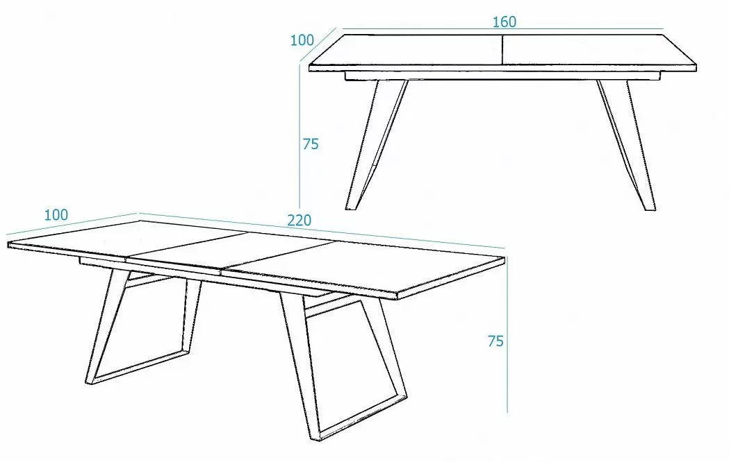 Стол раскладной Boston, орех - фото 4