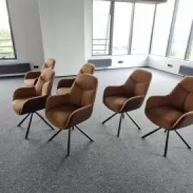 Стул Mabel, голубой/серый