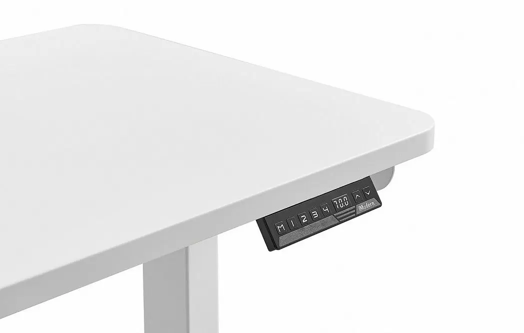 Стол New York (120) белый, регулируемая высота, электропривод - фото 4