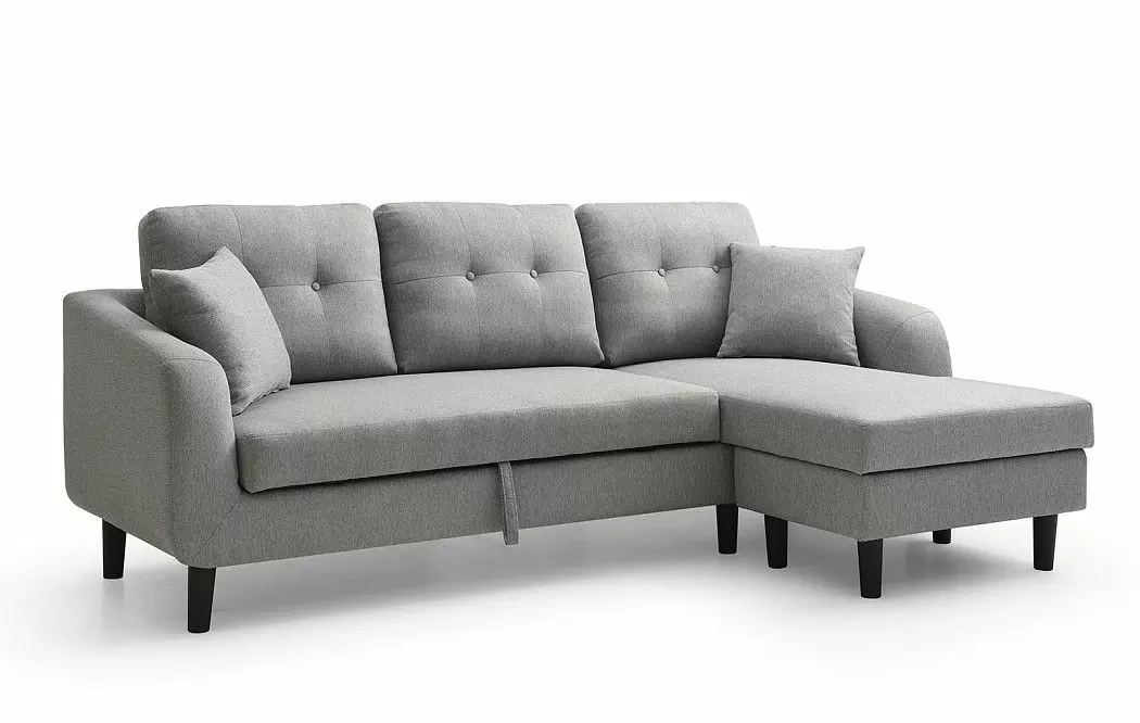 Диван-кровать North угловой (правый), серый - фото 5