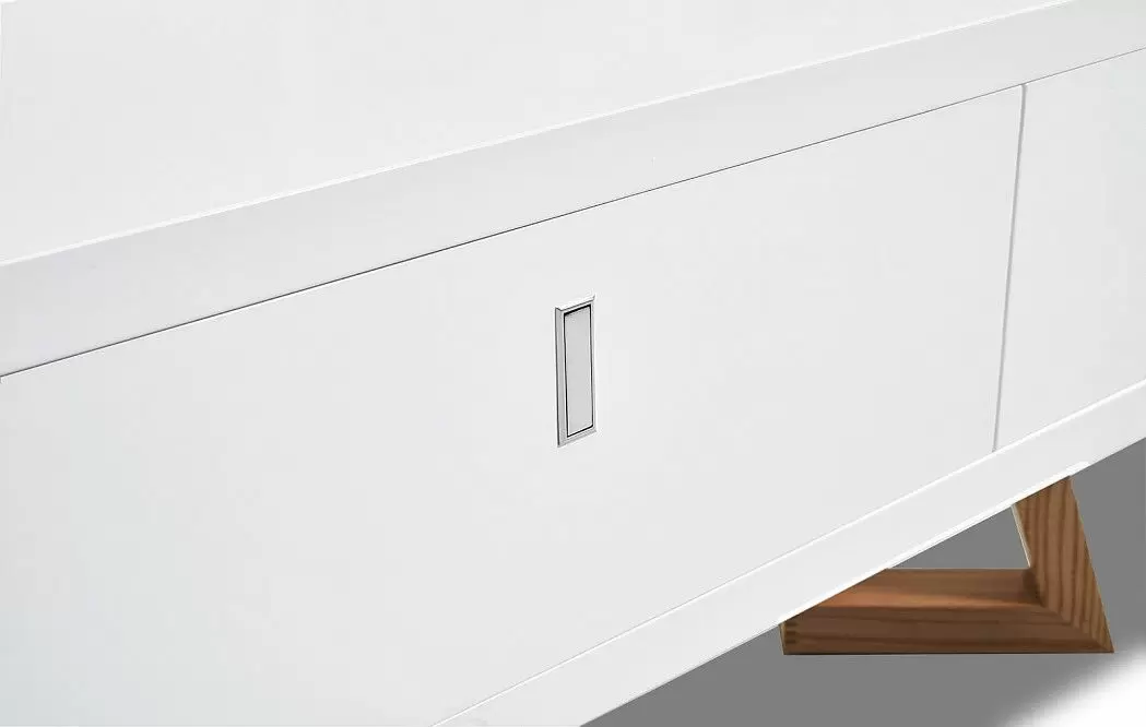 ТВ Тумба Avalon, белый/орех - фото 6