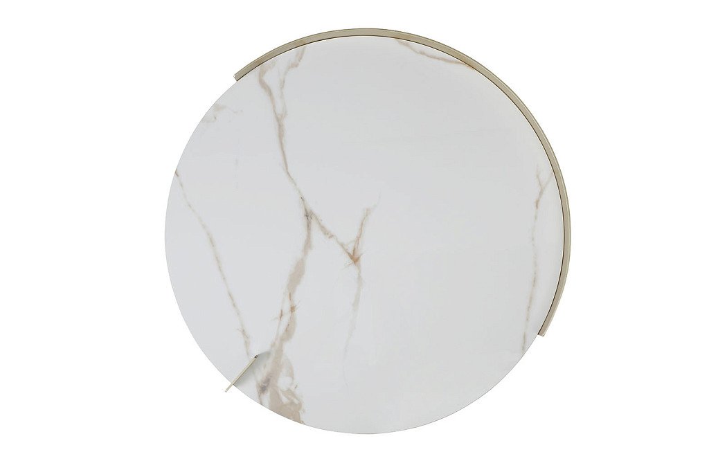 Стол журнальный Diva (92), белая керамика/шампань - фото 7