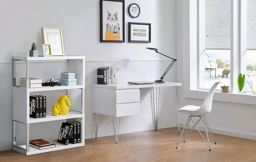 Стол письменный Novum, белый - фото 14