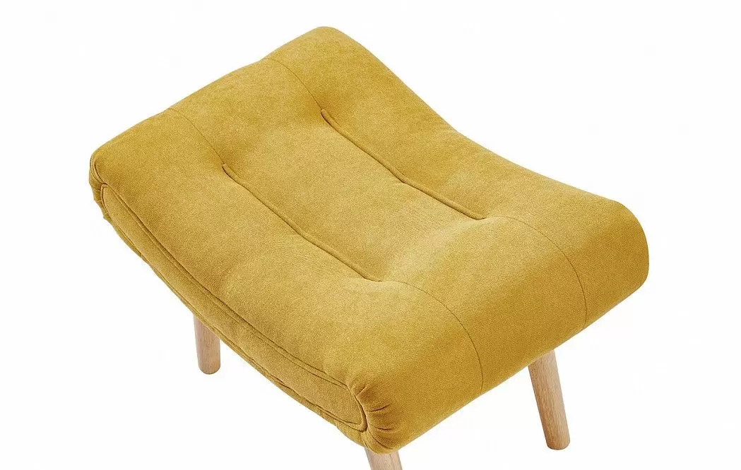 Оттоманка Dolce Vita, желтый шафран/натуральный - фото 8