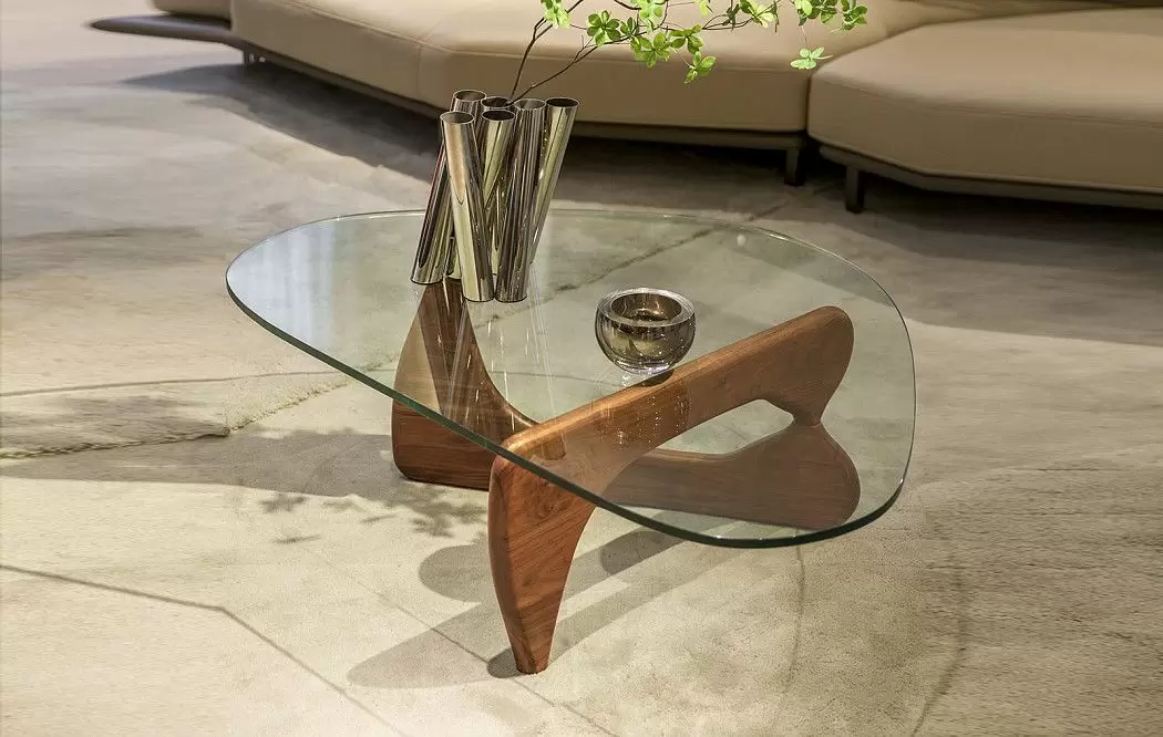 Стол журнальный Muse (в стиле Noguchi), коричневый - фото 2