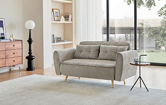 Диван-кровать Charm, серо-бежевый