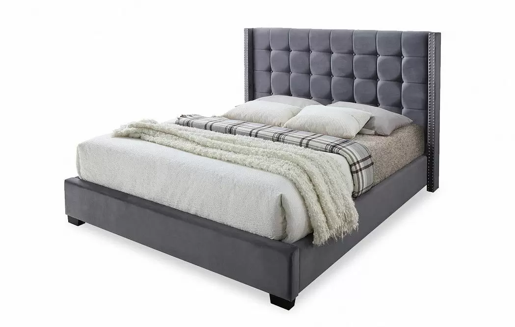 Кровать Olivia 180х200 (с подъемным механизмом), серый - фото 5