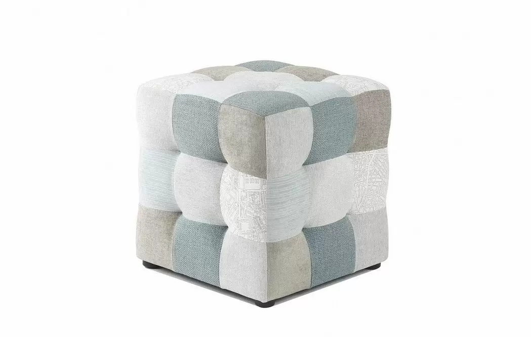 Пуф Trendy, светлый пэчворк